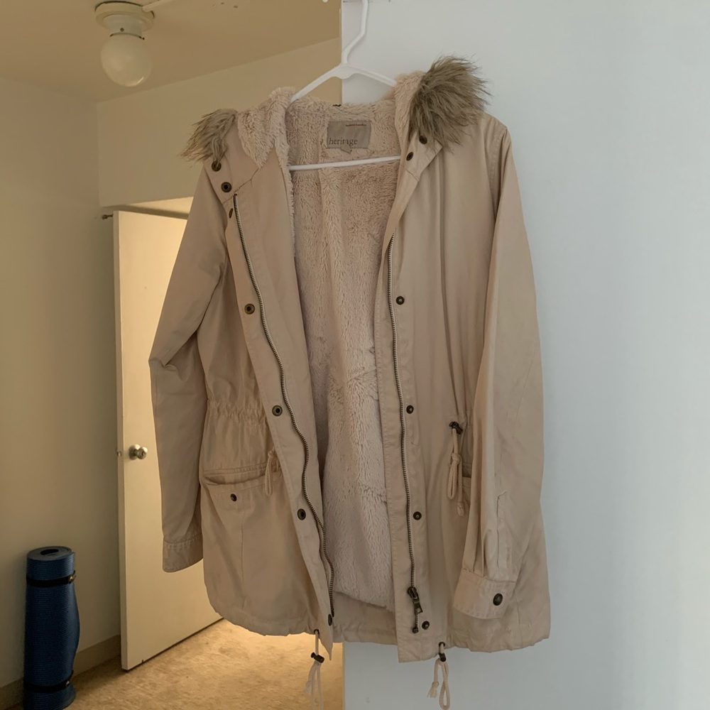 Ivory Banana Republic Jacket
